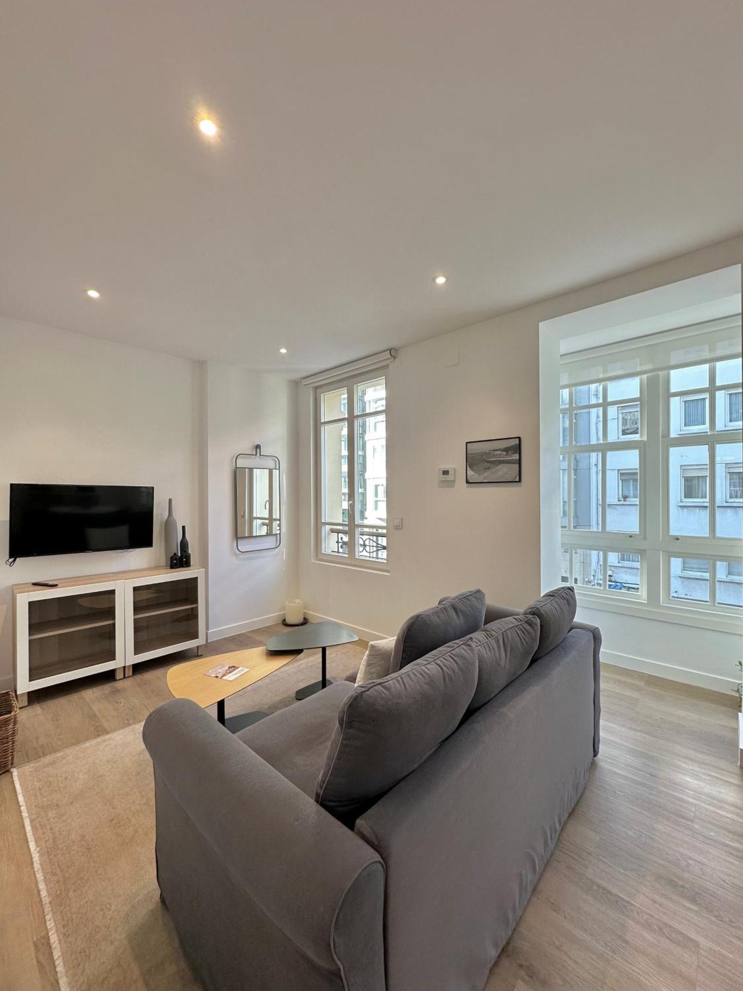 Corunaflat Apartamentos Con Encanto En El Centro De โอโกรูญา ภายนอก รูปภาพ